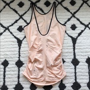 lululemon athletica Tops - đŸ†•Lululemon Peach Open Back Tank lululemon athletica Tops - đŸ†•Lululemon Peach Open Back Tank